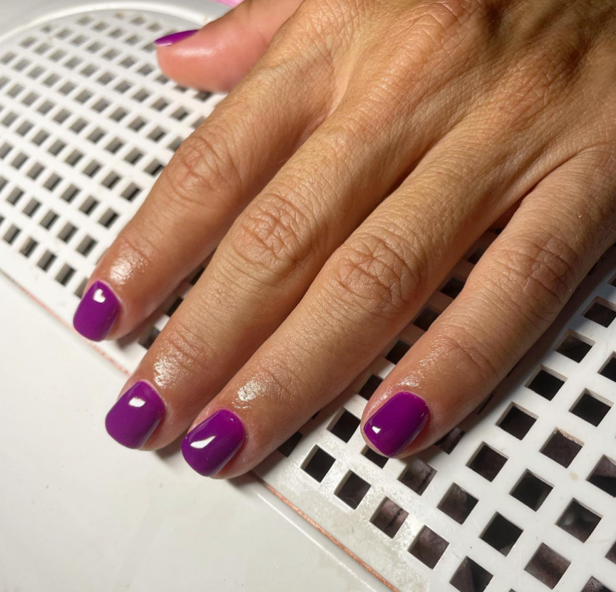 Unhas de gel - trabalhos